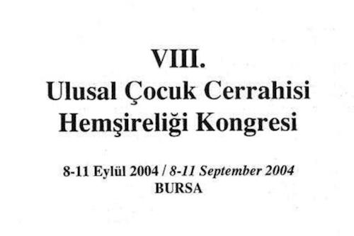 8. Ulusal Çocuk Cerrahisi Hemşireliği Kongresi