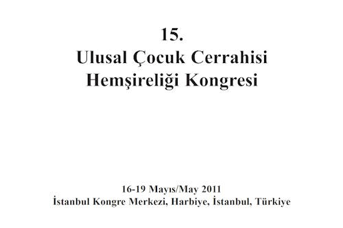 15. Ulusal Çocuk Cerrahisi Hemşireliği Kongresi
